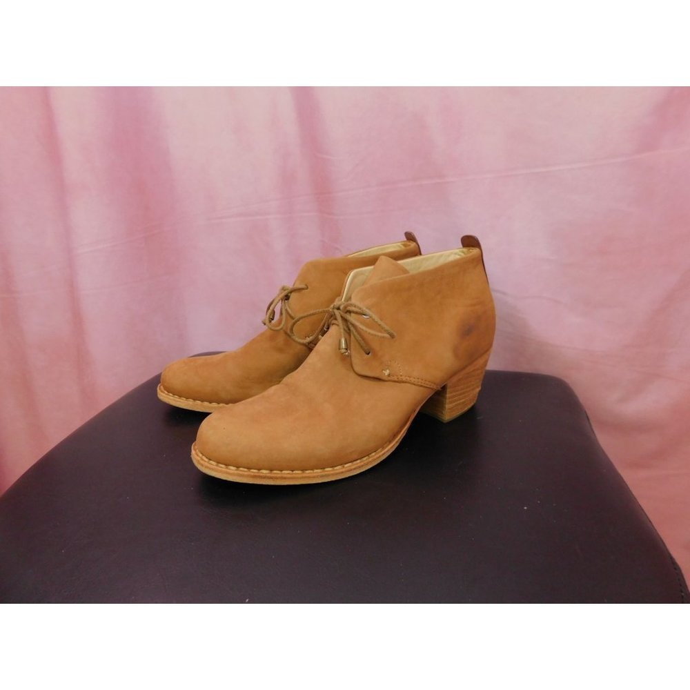 Rag & Bone Boots Women US 9 EU 40 Brown Suede Leather Bootie Lace Up - Picture 4 of 12